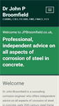 Mobile Screenshot of jpbroomfield.co.uk
